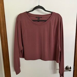 Victoria’s Secret Cropped Long Sleeve Workout Top